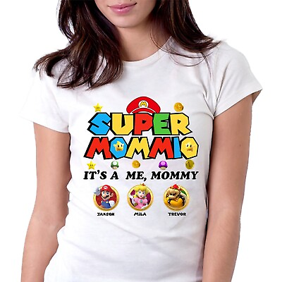 #ad #ad Custom Super Mommio Mario Happy Mothers Day Shirt Super Mommio Shirt $9.99