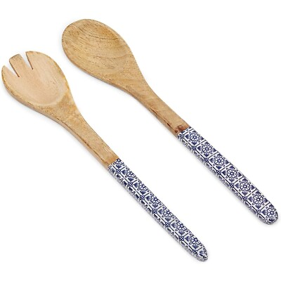 #ad Wooden Salad Serving Set Kitchen Utensils for Cooking 2 Pieces $10.99