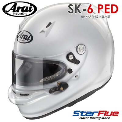 #ad Arai Helmet SK 6 PED 55 56cm White for racing karts and driving events $459.69