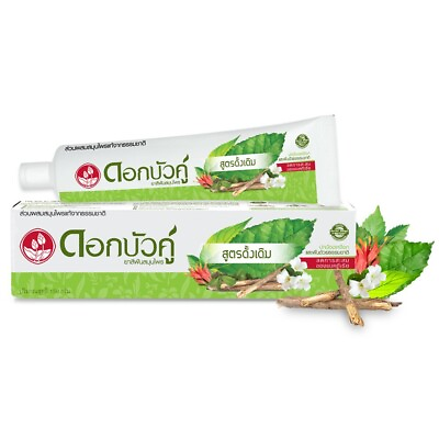 #ad Toothpaste Thai Herbal Toothpaste Twin Lotus Original Recipe Reduce Bad Breath $28.00