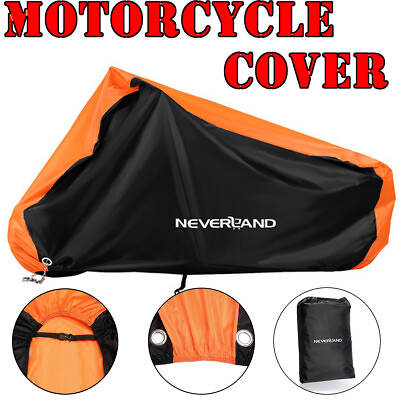 #ad XXXL Motorbike Motorcycle Cover Waterproof For Winter Outside Storage Snow Rain $26.98