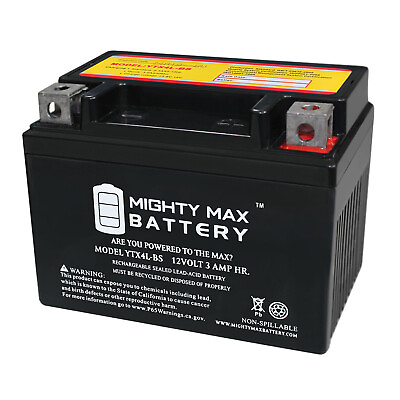 #ad #ad Mighty Max YTX4L BS SLA Battery for Arctic Cat 90 All Models 2006 $19.99