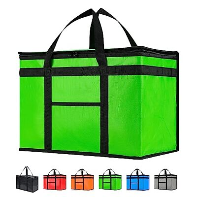 #ad NZ home Insulated Cooler Bag and Food Warmer for Food Delivery XX Large 1 Green $34.79