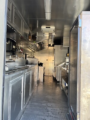 #ad 2018 10X20 ENCLOSED MOBILE FOOD TRUCK CONCESSION VENDING TRAILER Loaded $49000.00