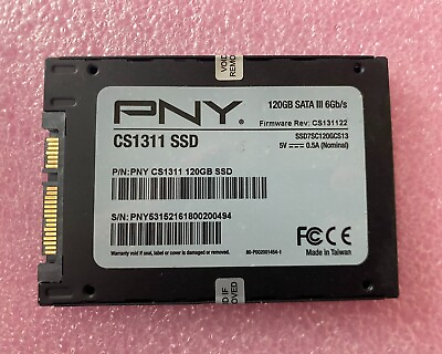 #ad PNY CS1311 SSD 120GB SATA III 6Gbs SSD7SC120GCS13 2.5quot; Solid State Drive $11.96