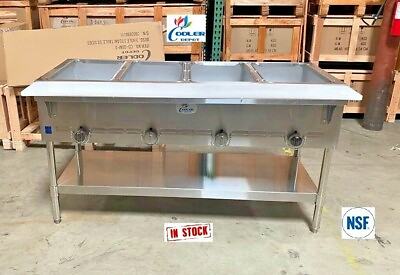 #ad #ad NEW 58quot; Food Wells Warmer Bain Marie Buffet Cafeteria 4 Compartment NATURAL GAS $1813.62