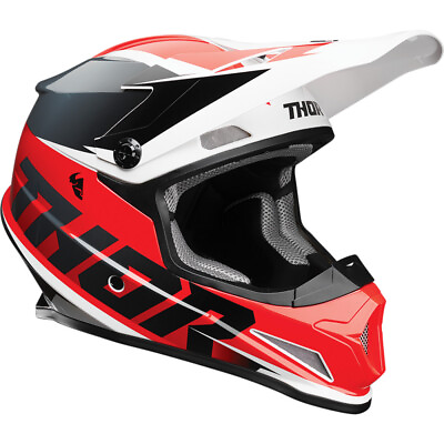 Thor MX Motocross 2021 Sector Fader Helmet Red Black M Medium $80.96