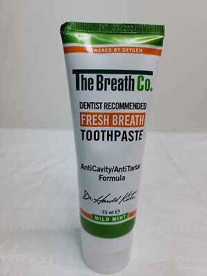The Breath Co. by Therabreath Fresh Breath Toothpaste 75ml BRAND NEW EXP 03 24 $14.95