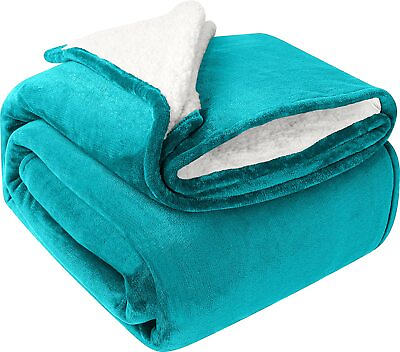 Utopia Bedding Sherpa Bed Blanket 480GSM Plush Blanket Fleece Reversible Blanket $205.09