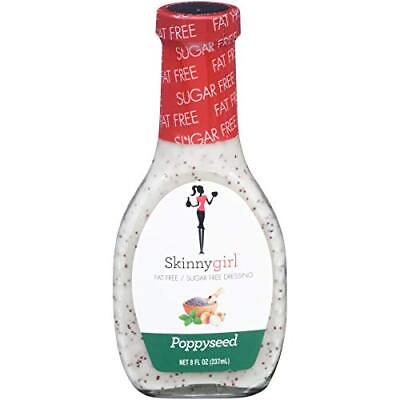 #ad Skinnygirl Fat Free Salad Dressing Sugar Free Poppyseed 8 Ounce $3.84