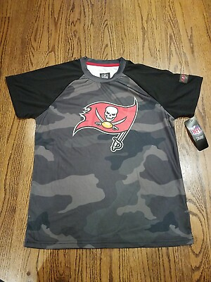 Tampa Bay Buccaneer Boy Girl T Shirt Camo Football Official NFL XL 18 20 Brady $15.15