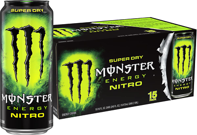 #ad #ad Monster Energy Nitro Super Dry Maximum Strength Energy Drink 16 Fl oz Pack $38.38