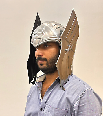 #ad Thor Helmet Marvel#x27;s Ragnarok Movie Costume Prop Replica Helmet $105.00