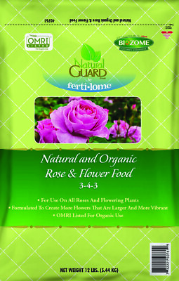 #ad Fertilome Natural Guard Natural and Organic Rose and Flower Food 3 4 3 12 Lb $20.27