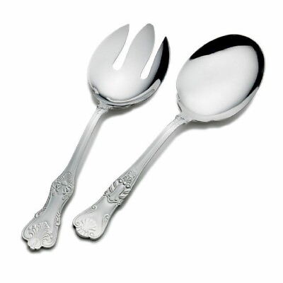 Wallace Hotel Luxe 18 10 Stainless Steel 2pc. Salad Serving Set $24.99