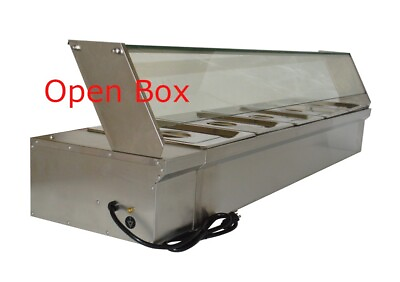 #ad #ad Open Box 5 Pan Food Warmer Buffet Countertop Food Warmer Pot w Temp. Display $318.25