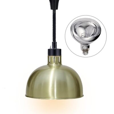 #ad #ad Food Warmer Lamp Food Heat Lamp Warmer with Bulb 250W Commercial Food Bronze $146.82