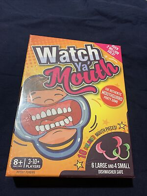 New Sealed Box Watch Ya#x27; Mouth Game with 10 Mouth Openers 6 Large And 4 Small $20.00