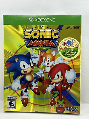 #ad Sonic Mania Plus Microsoft Xbox One Brand New Sealed USA ESRB Art Book Version $28.99