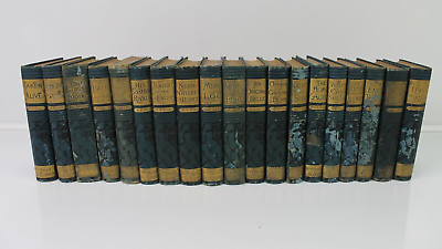 #ad #ad SET 19 Books THE WORKS Collection E.P. Roe 1880#x27;s SIGNED Hardcover Antique Set $199.95