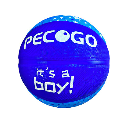 PECOGO Its A Boy Youth Basketball 27.5” Indoor Outdoor Sz 5 Gender Reveal Party $21.87