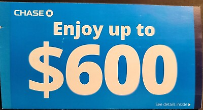#ad Chase bank coupon $600 when open new account $3.00