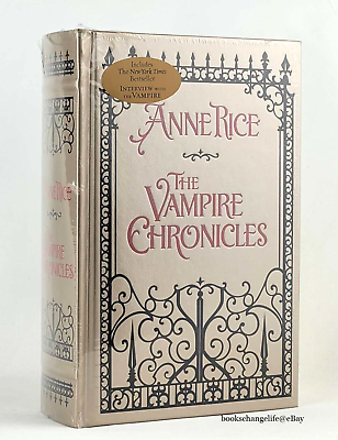 THE VAMPIRE CHRONICLES amp; INTERVIEW WITH THE VAMPIRE Anne Rice Bonded Leather NEW $39.45