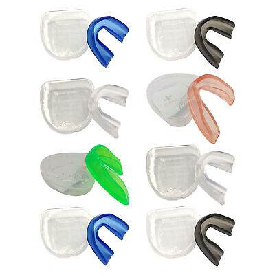 #ad Gum Shield Boxing Mouth Guard Teeth Protector MMA Sports Mouthpiece With Case $7.73