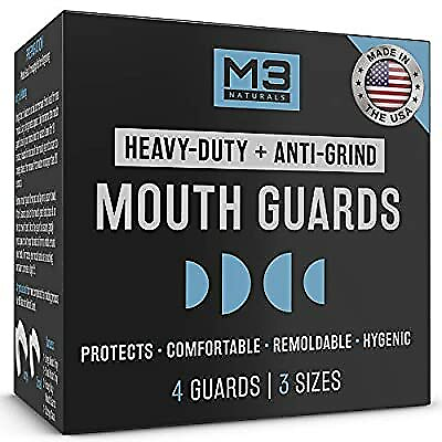 Heavy Duty Mouth Guards for Teeth Grinding Clenching Bruxism Moldable Trimmable $38.82