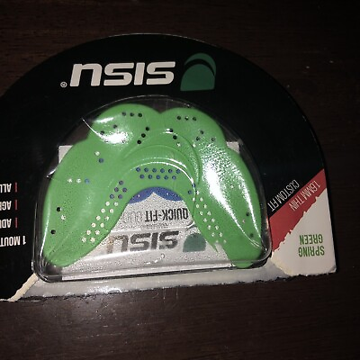 #ad SISU NextGen Aero Guard 1.6mm Adult Sports Mouthguard Green $14.00
