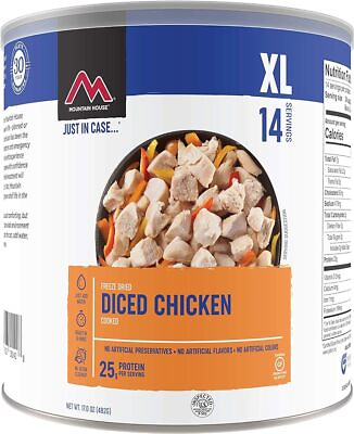 #ad #ad Cooked Diced Chicken Freeze Dried Survival amp; Emergency Food #10 Can $47.74