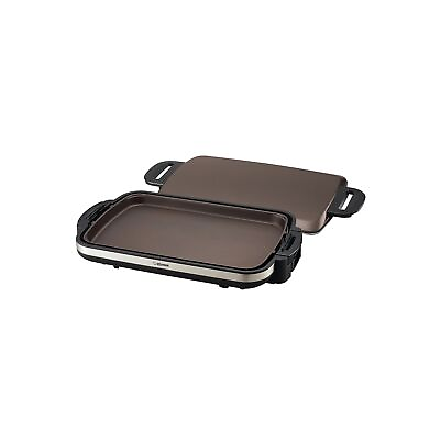 #ad Zojirushi EA DCC10 Gourmet Sizzler Electric Griddle Stainless Brown Extra Large $135.67