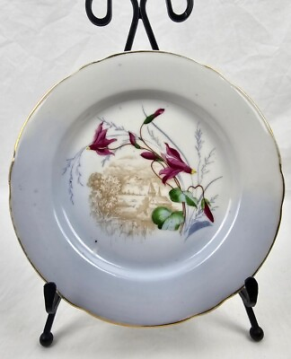 #ad #ad Vintage Floral Fine China Salad Dessert Plate Imperial Karlsbad 8 Inch $18.00