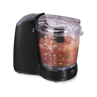 #ad 3 Cup FreshChop Mini Electric Food Chopper With Bowl Lid amp; Removable Blades $18.37
