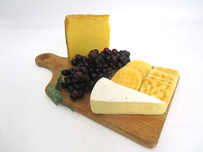 Vintage Imitation Cheese Crackers Grape Food Display Board $163.90