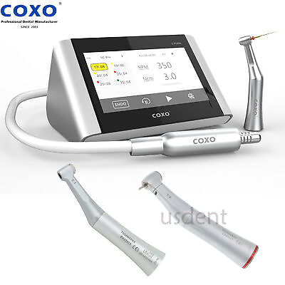 #ad COXO C PUMA Master Electric Endo Dental Motor 1:5 Fiber Optic 6:1 Contra Angles $1104.99