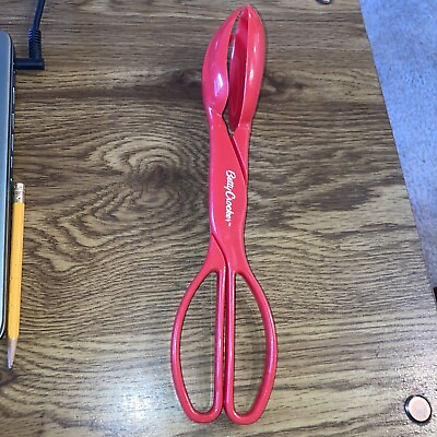 #ad #ad Betty Crocker Red Melamine plastic Salad tossing serving tongs 11quot; $7.99