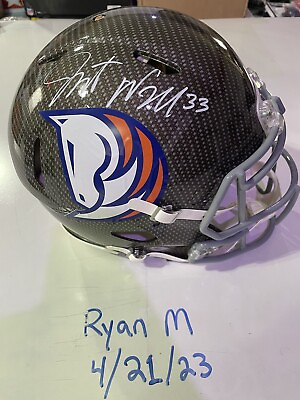 Javonte Williams Autographed Signed Full Helmet Hydro Denver Broncos BAS COA $275.00