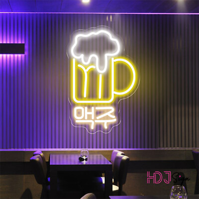 #ad #ad Beer Korean Neon Sign Lights Restaurant Decoration Bar Neon Led Sign Neon Lights $45.98