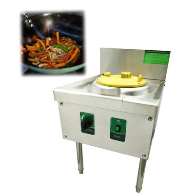 #ad Commercial Single Stove LPG Stir frying Furnace 110V 12.2quot; Gas Wok Gas Stove $599.72