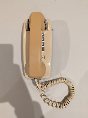 #ad #ad Western Electric ATamp;T Bell Telephone Wall Mount Push Button 2554BM Beige cream $39.99