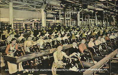 East Pittsburgh PA Westinghouse Electric Women Workers Labor Mfg Postcard $9.89