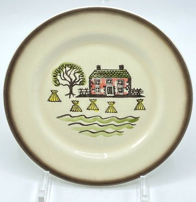 Poppytrail California Metlox Colonial Heritage Provincial House Salad Plate 7.5quot; $14.00