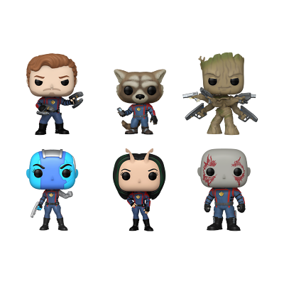 #ad Funko Pop Guardians of the Galaxy Vol. 3 6 Pack Marvel Guardians of the Galaxy $90.00