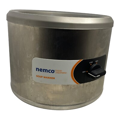 #ad 🐞 11 Qt Nemco 6101A Countertop Round Food Soup Warmer Restaurant 120v WORKS FL $55.99