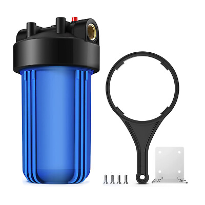 #ad Whole House Big Blue Water Filter Housing for 4.5quot; x 10quot; Filtration Cartridge $33.99
