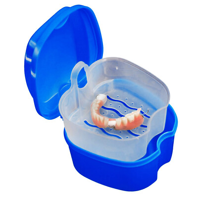 #ad Mouth Guard Case Effective Store Dentures Mouth Guard Denture Box Case Safe $7.84