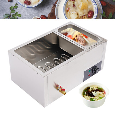 #ad Commercial 3 Pan Bain Marie Buffet Steamer Countertop Food Warmer Steam Table US $96.82