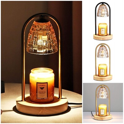 2023 Fragrance Candle Warmer Lamp Dimmable Electric Table Night Wax Melt Lamp US $6.99