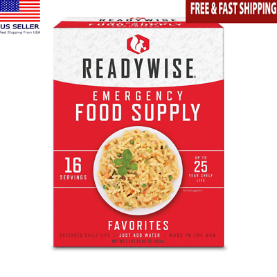 #ad Emergency Food Supply Safely Sealed 16 Servings Delicious Quick Consumption $21.46